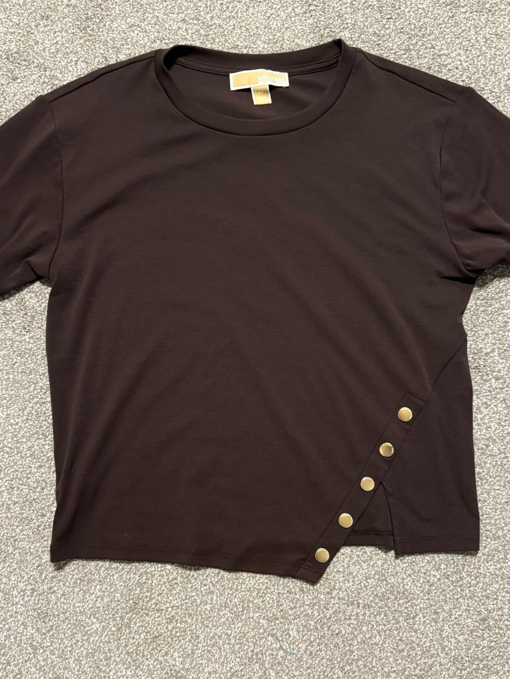 Michael Kors Brown Tee - Small